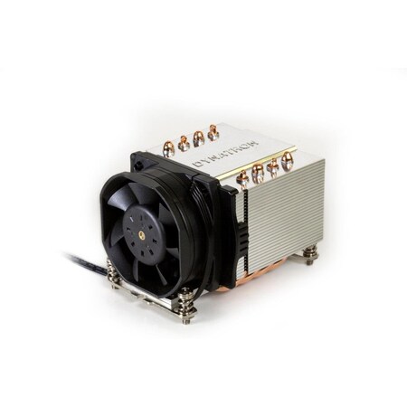Dynatron Fan AMD AM4 PWM fan Aluminum fins with Heat Pipes 2U Server & Up 12V Brown Box DY33809